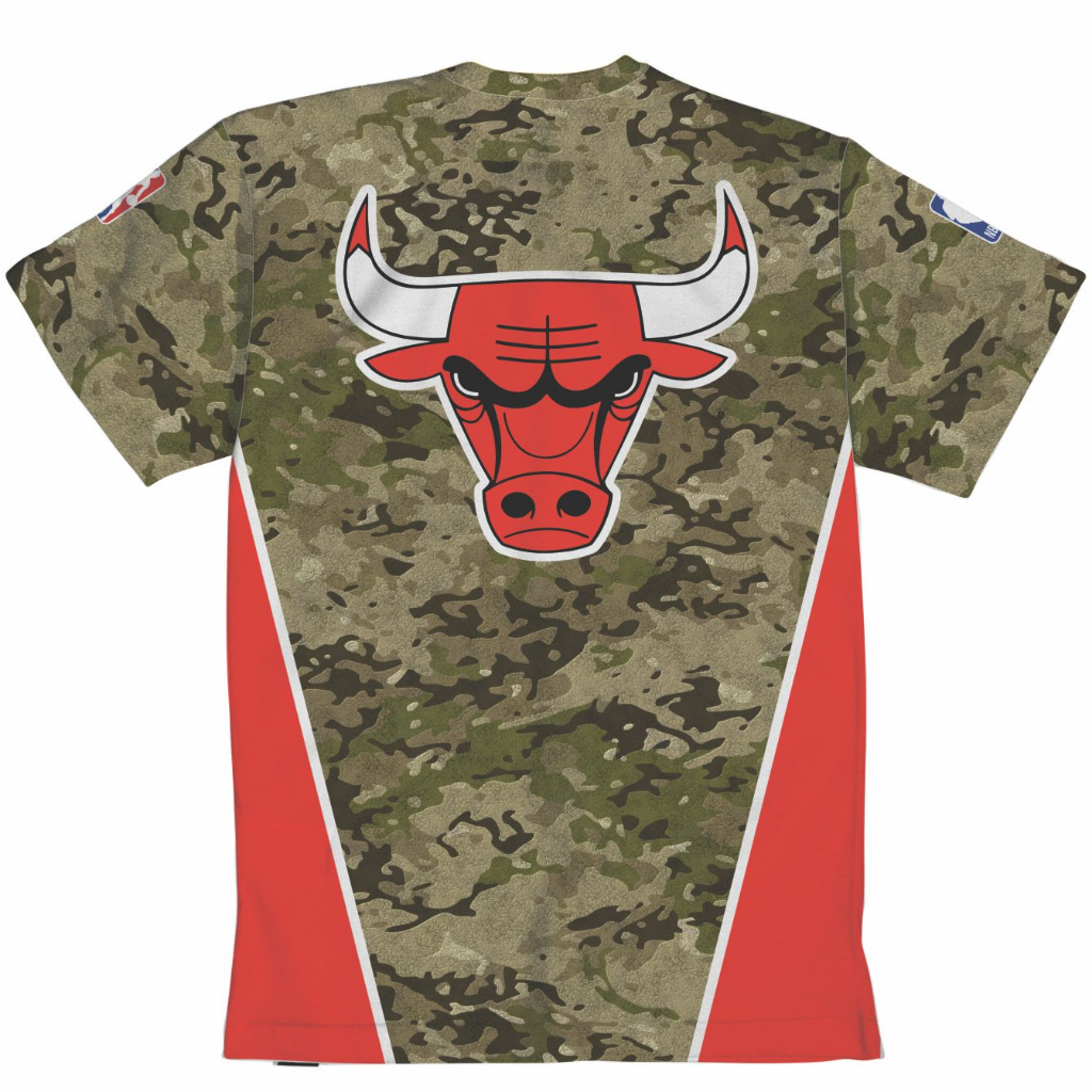 Camiseta Mitchell & Ness Verti Tie Dye Chicago Bulls Dennis Rodman Vermelha  Com Preta - MitchellAndNess