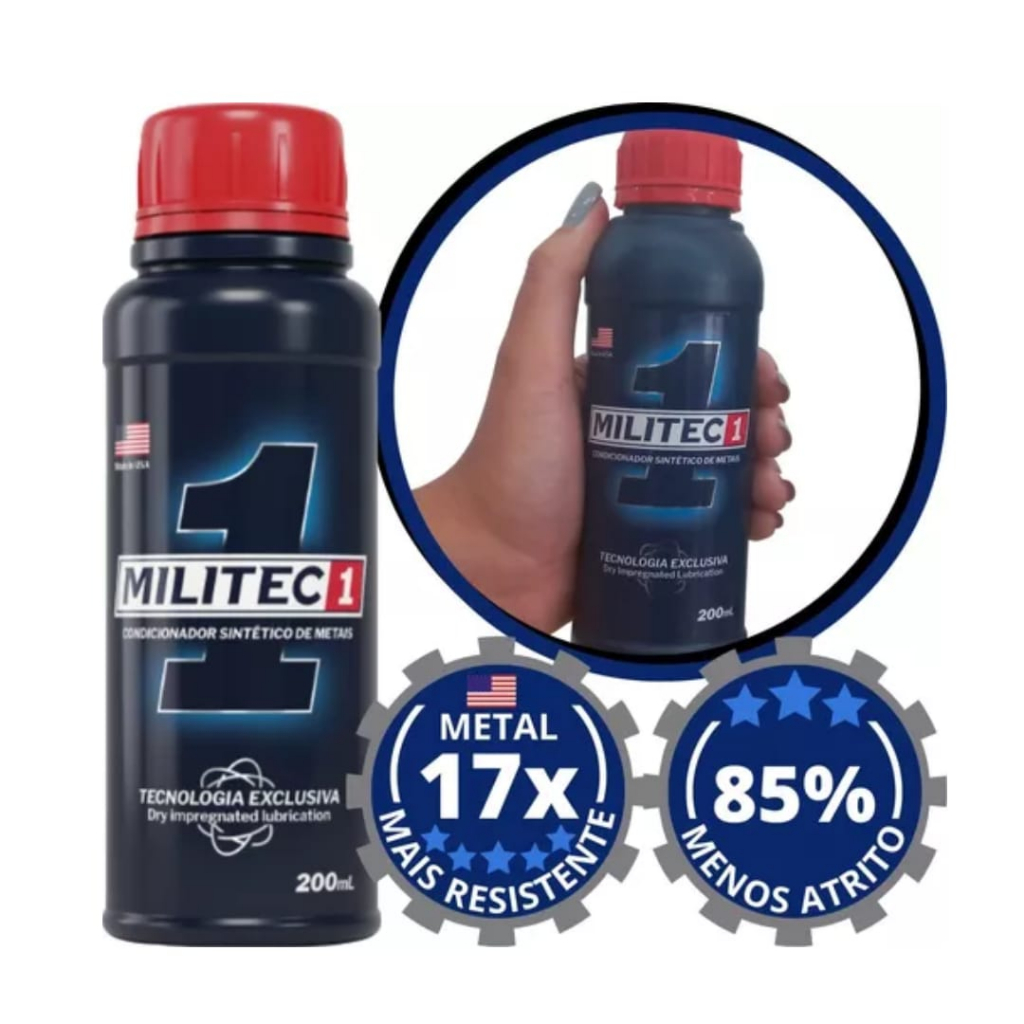 Militec-1 100% Original Dist. Autorizado 200ml Condicionador de Metais ...