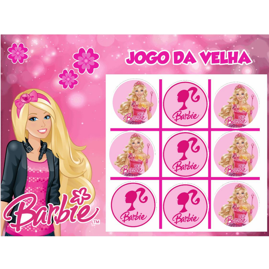 Oblee Marketplace  Lembrancinha Jogo da Velha Barbie