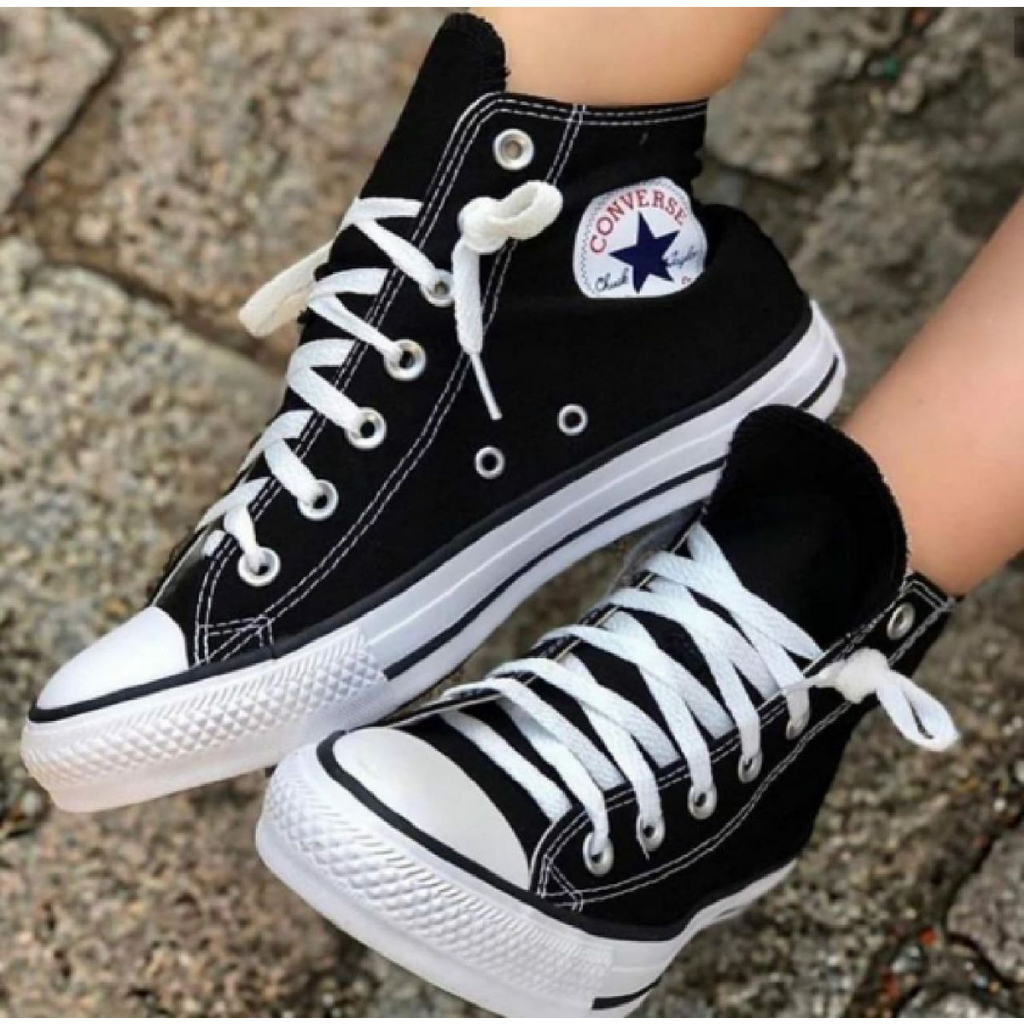 Tênis Chuck Taylor All Star Botinha Flor Bordada Preto converse - Tênis  Chuck Taylor All Star Botinha Flor Bordada Preto converse - CONVERSE