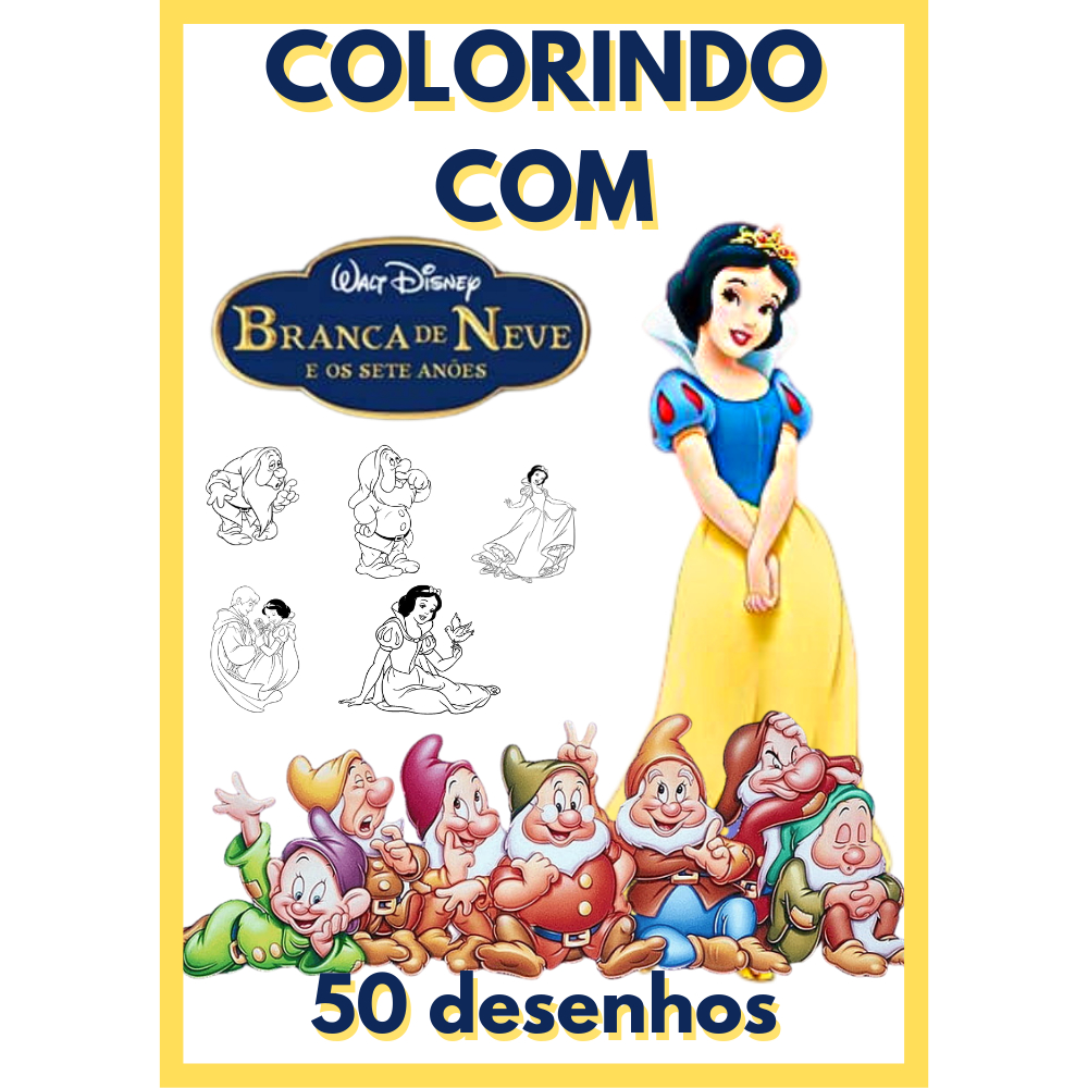 50 Desenhos para colorir Pintar Princesas folha A5 Não é Frente e Verso 50  folhas A5 1 desenho por folha Atividades Educativas Atividades Pedagógicas  - Escorrega o Preço