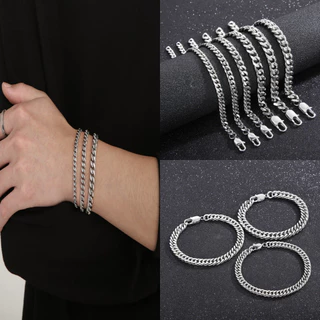 Pulseira de masculino Aço Grossa inoxidável Antialérgico