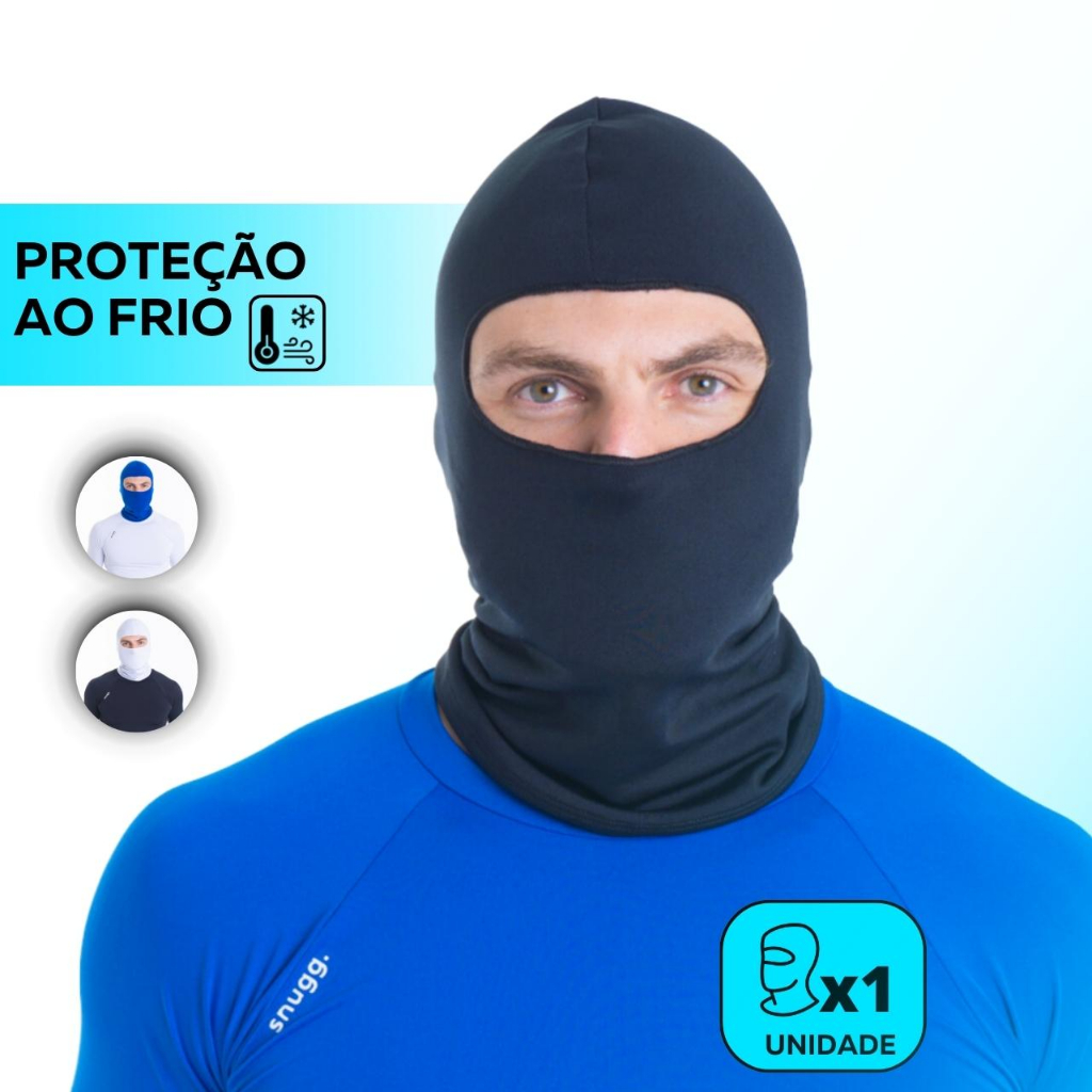 Balaclava Touca Ninja Gorro Térmico Snugg Proteção ao Frio Intenso
