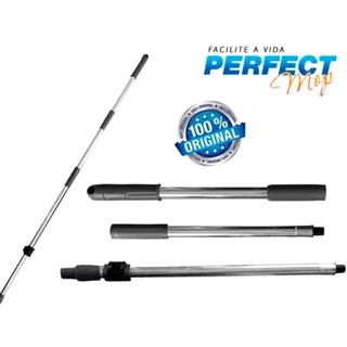 Cabo Reposição Para Mop Perfect Move Pró Esfregão Giratório 1,60 cm Inox