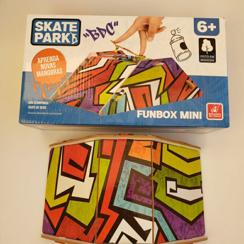 3pçs Kit De Skate De Dedo Com 2 Partes Rampas/Ramp/Rampa Ba5