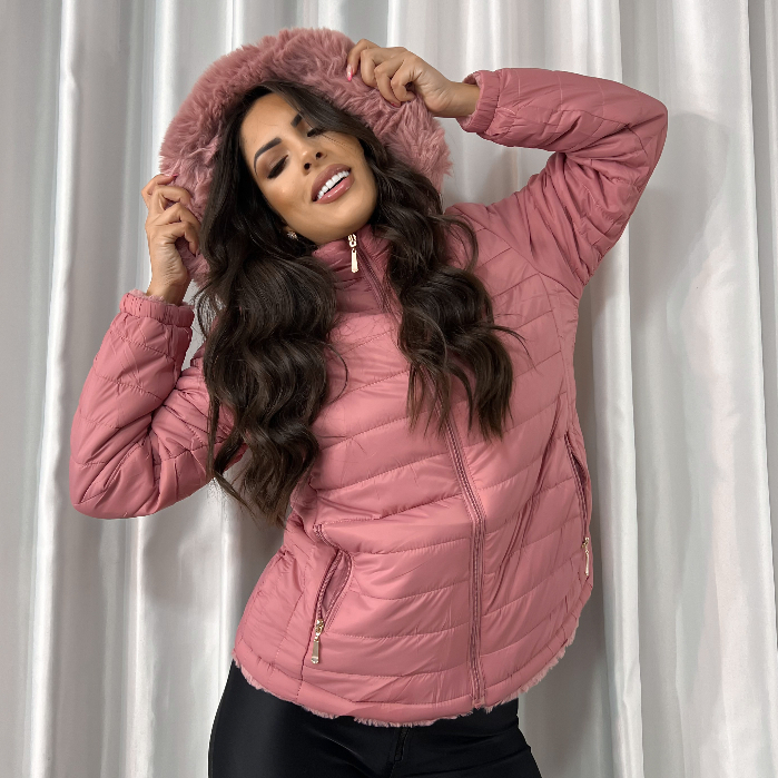 Discount jaqueta nylon feminina vermelha Flash Sales