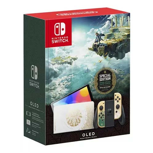 Console Nintendo Switch Oled - Zelda Tears Of The Kingdom Edition Nacional