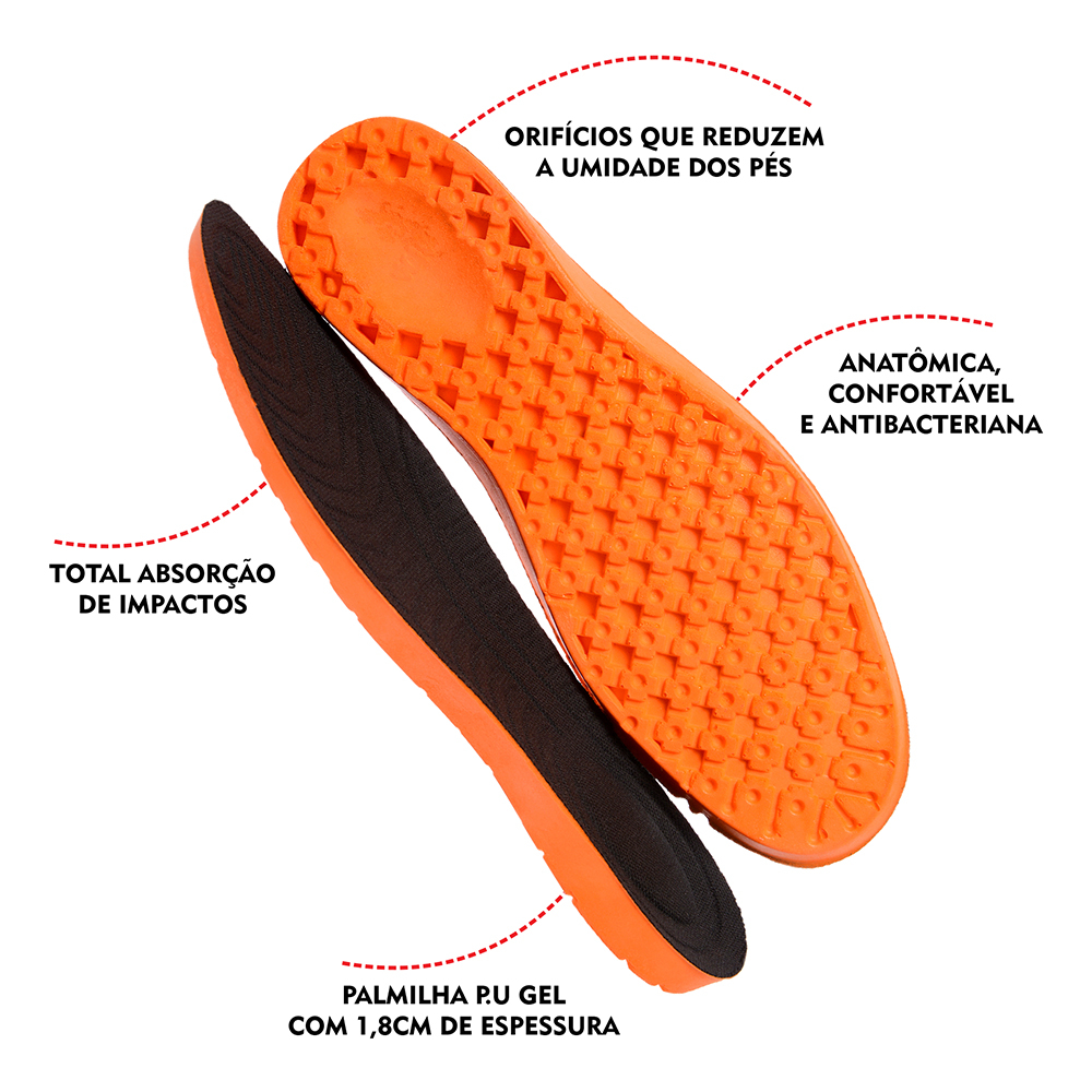Palmilha Anatômica Ortopédica para Botas e Coturnos | Shopee Brasil