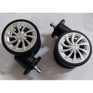 RODA DE UNIVERSAIS PARA MALA DE VIAGEM /ROTACAO DE 360 GRAUS 8MM