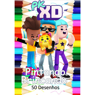 10+ Desenhos do PK XD para Imprimir e Colorir/Pintar