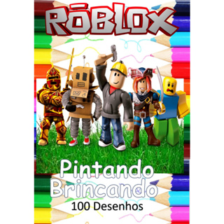 Kit 100 Desenhos Para Pintar E Colorir Rainbow Friends Roblox - Folha A4 !  2 Por Folha! - #0188