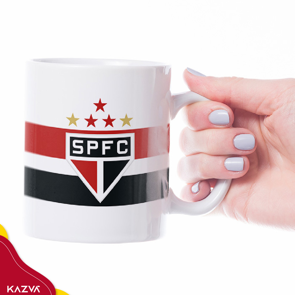 Caneca Personalizada São Paulo 325ml - Cerâmica ou Plástico de Alta ...
