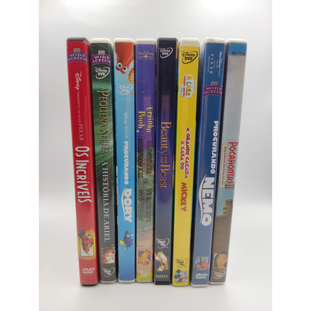 03 Dvds Originais Desenhos  Filme e Série Dvd Light E Disney