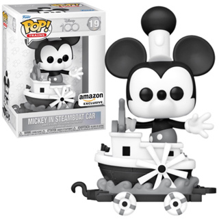 Funko Pop Trains Disney Mickey In Steamboat Car #19 Amazon