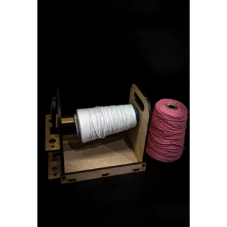Porta cones de crochê / suporte para novelo / suporte para cone de crochê em MDF 6mm crú