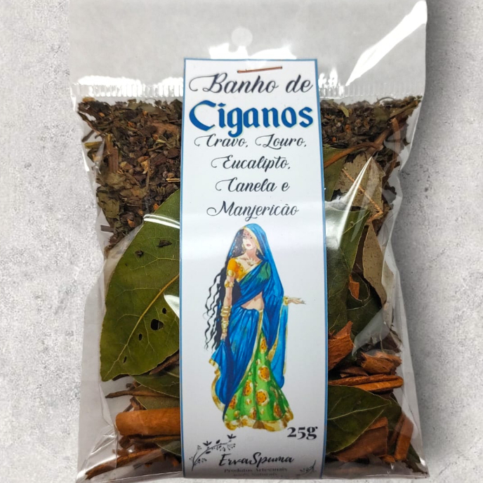Banho de Ervas Ciganos - Cravo, Louro, Eucalipto, Canela e Manjericão ...