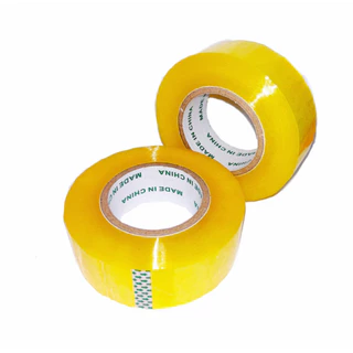 2 Rolos de Fita Adesiva Transparente Para Embalar Caixa Excelente Aderência 300m Largura 4.5cm