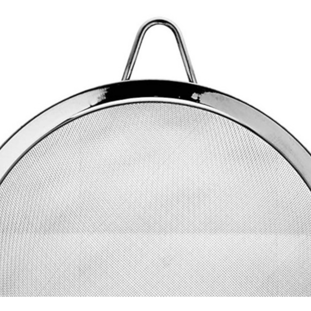 Peneira De Cozinha Coar Inox 20cm Polvilhar Escorrer Massas Utensilio Casa Cozinha