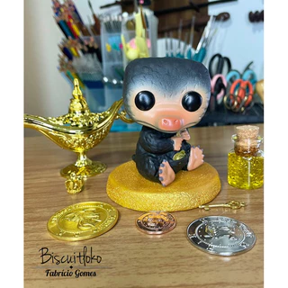 miniatura niffler pelúcio colecionavel harry Potter