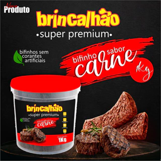 Bifinho Super Premium Brincalhão Sabor Carne 1kg