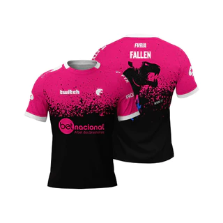 Camisa Camiseta Fallen Furia CS Go Game Rosa