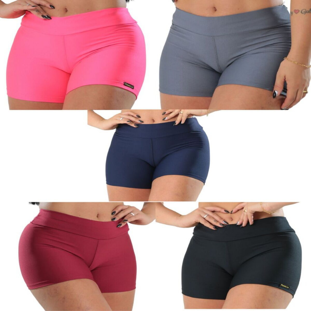 Short legging deals curto feminino