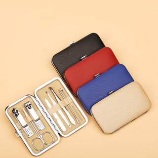 Conjunto De 8 Peças Manicure Clippers De Unhas De Aço