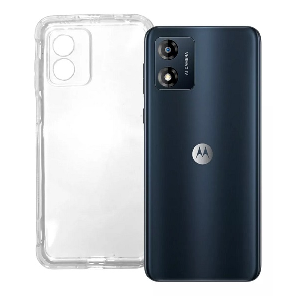 YUXING Silicone Cover per Motorola Moto E13 - Moda Modello Carino Custodia Design Sottile Slim Cover Antiurto, Antiscivolo Elegante, Protezione Totale (Cat,Black