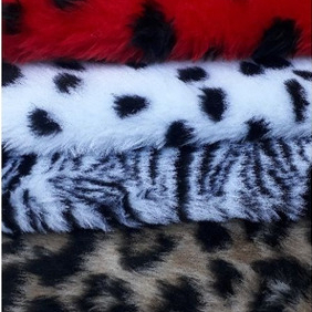Tecido Pelúcia Pele Estampada 30cm x 70cm - Casacos, Roupas, Pantufas, Bolsas e Aplicações