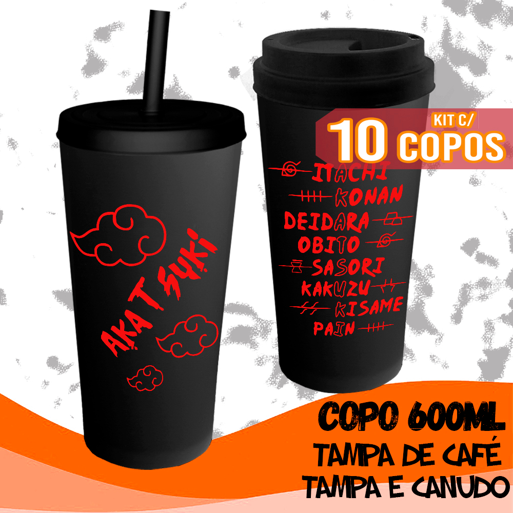 Caneca Akatsuki Símbolos Nukenin 1383