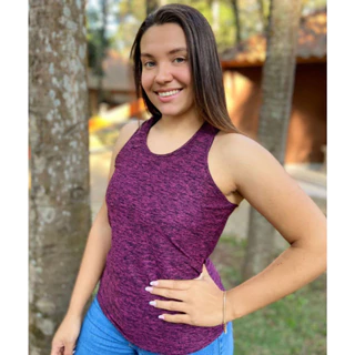 Regata Feminina Dry Fit Academia Blusa Treino Fitness