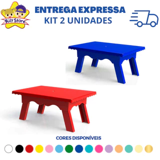 Kit 2 Mesinhas Decorativas Renda