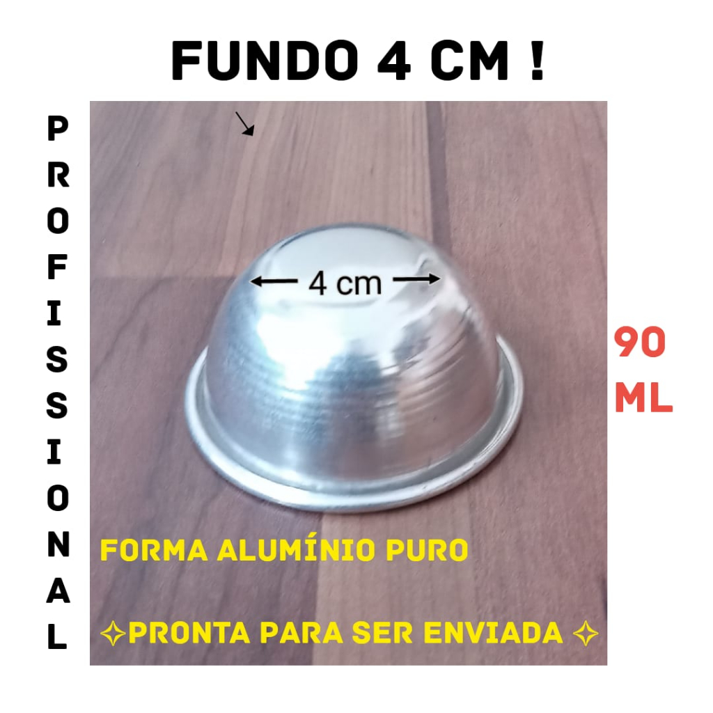 Mini Forma de Pudim Fest N4 (Package with 12)