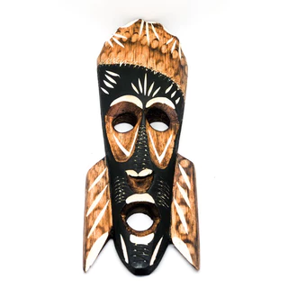 Máscaras Africanas | Carranca de parede em Madeira 20,30,40, 50cm