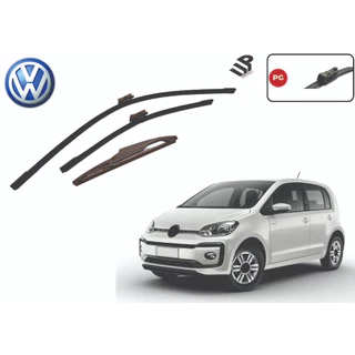 Kit 3 Palhetas Limpador De Parabrisa Especifica Do Up 2014 à 2019