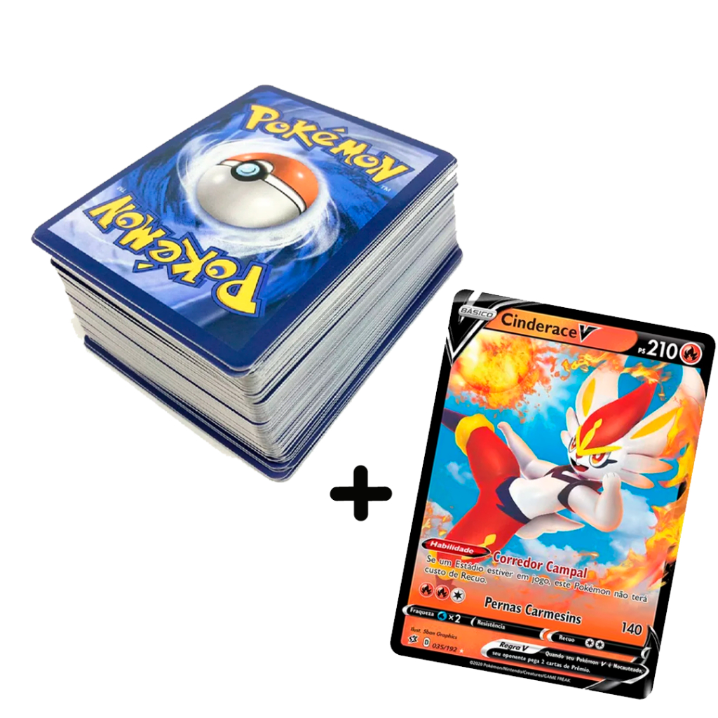 50 Cards Pokémon ORIGINAIS Aleatórios (sem repetir) + 1 Pokémon V OU GX + 1  Pokémon VSTAR (SORTIDO) - COPAG - Deck de Cartas - Magazine Luiza
