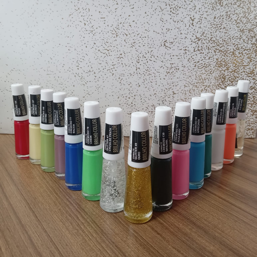 Esmalte Brilho Color 8ML Modelo Moda Para Unhas ConfiraHoje | Shopee Brasil