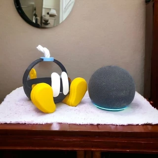 Suporte Alexa Echo Dot 4 ou Echo Dot 5 Bob-omb Super Mario Bros - Presente, decoração criativa, música, som, stand de mesa Amazon