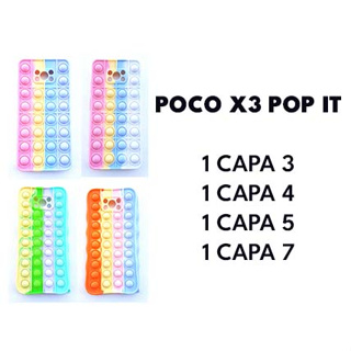 kit combo para redmi poco x3 m3 para celular pop it bolha anti stress