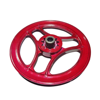 Polia Ventilada Com Rolamentos Para Mobilete Bikelete em Oferta na Shopee