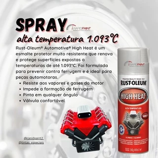 Spray Aluminio Alta Temperatura 1093C Rust Oleum