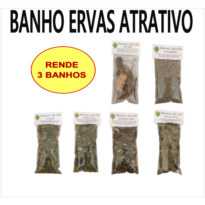 BANHO DE ERVAS E SEUS SIGNIFICADOS | Shopee Brasil