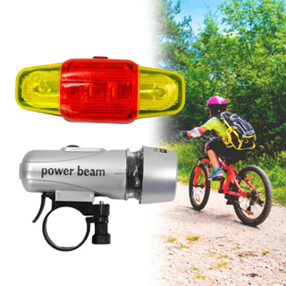 kit Lanterna Farol Para Bicicleta Sinalizador Slim Prático bike