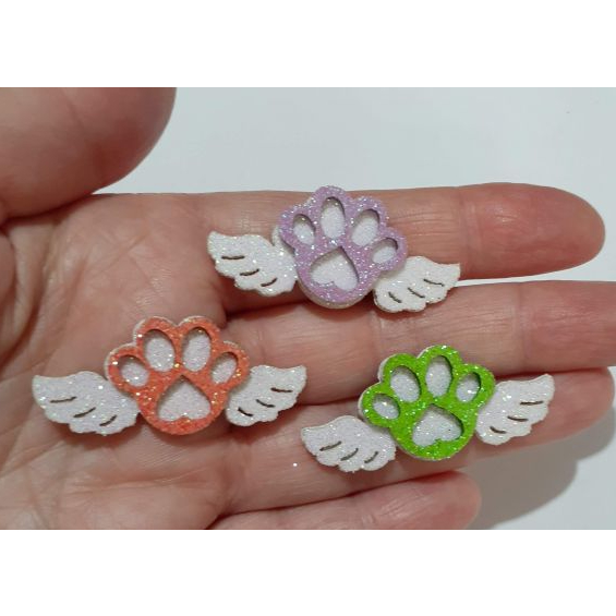 Patinha com Asas Colorida (60 Adesivos) | Shopee Brasil