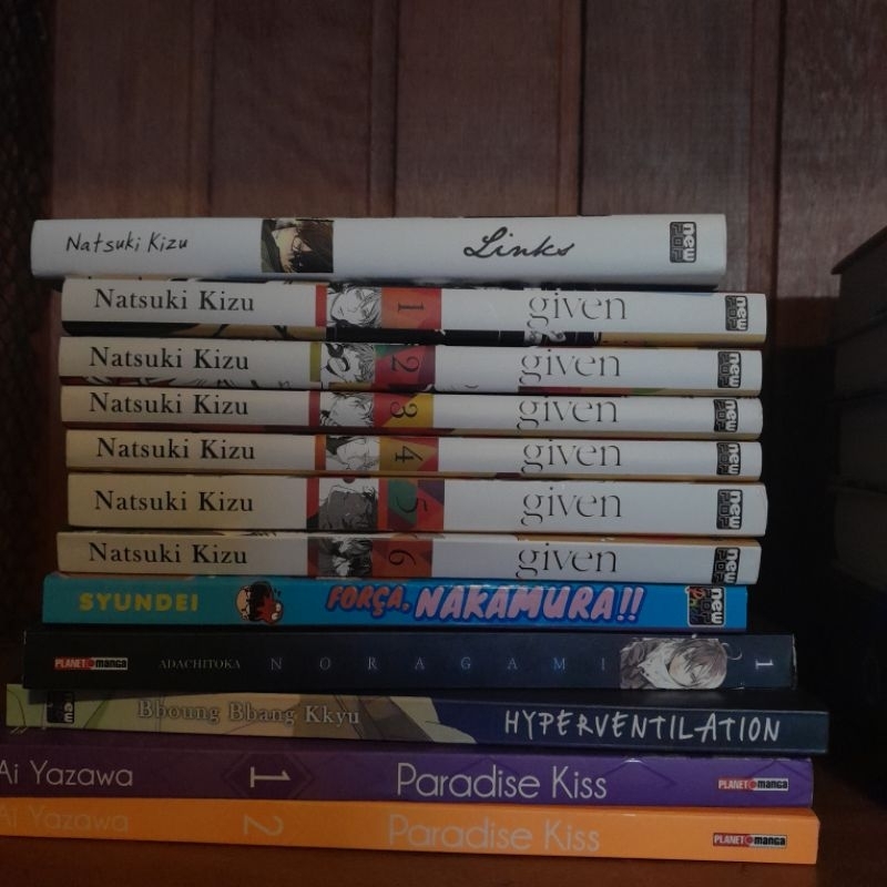 Desapego mangas| given, noragami, links, força nakamura!,hyperventulation, paradise kiss