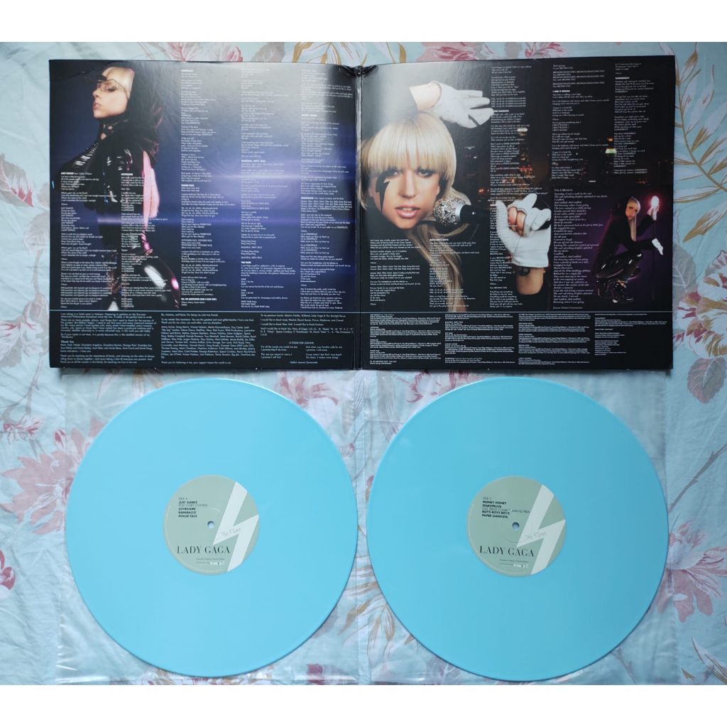 Lady outlet Gaga The Fame Blue Vinyl