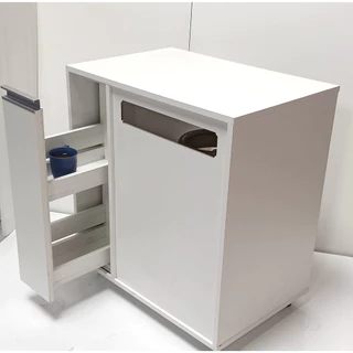 Armário para Botijão de gás com Porta latas, Porta temperos