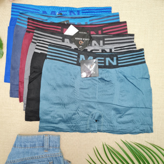 Kit 12 Cuecas Masculinas Box Microfibra Adulto Lisa Boxer