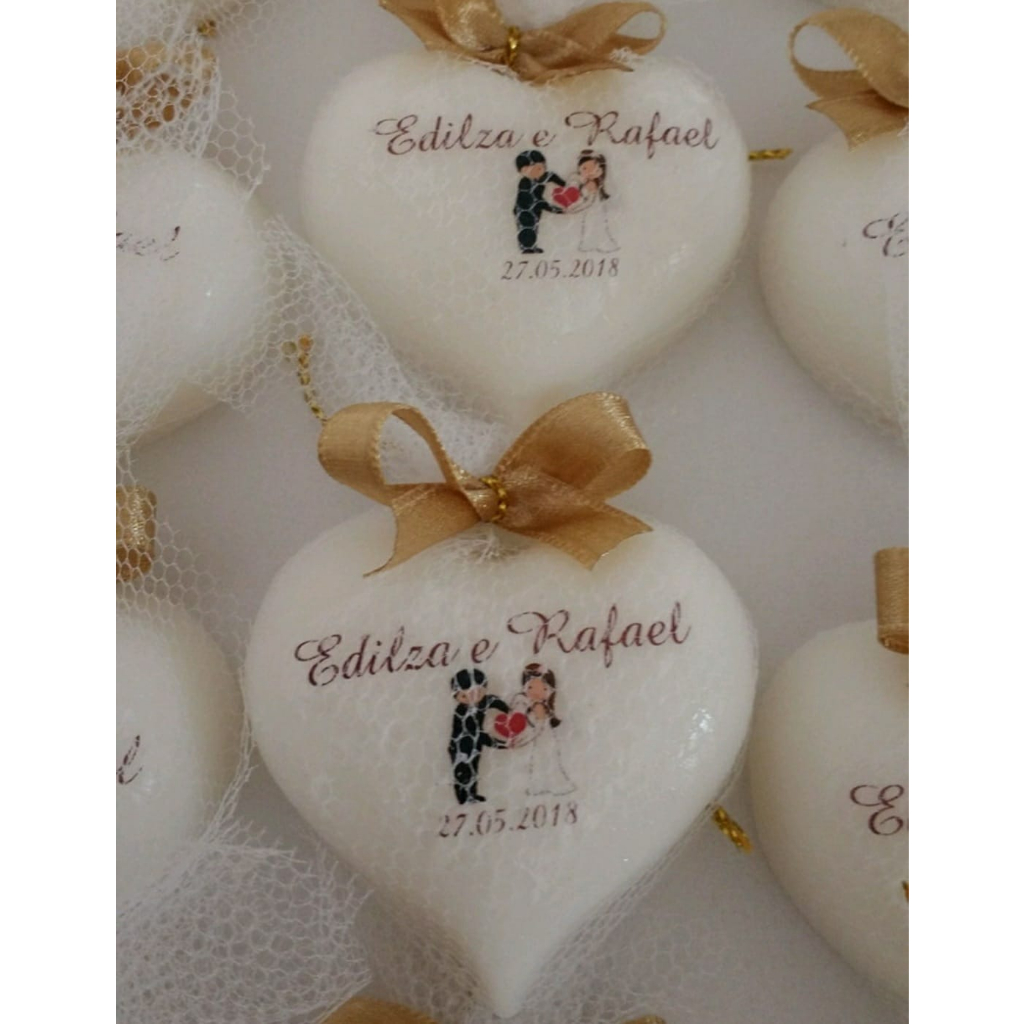 100 Lembrancinhas Coracoes de Sabonetes para casamento. | Shopee Brasil