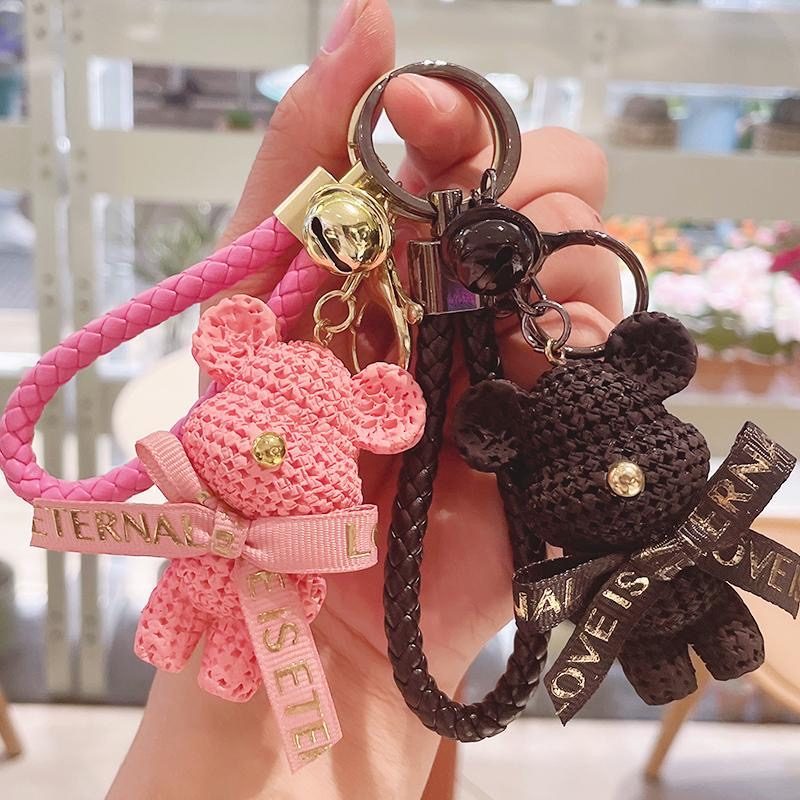 1 Peça Chaveiro De Pelúcia De Dinossauro Rosa, Chaveiro De Carro Bonito,  Boneca De Desenho Animado Para Decoração De Mochila, Suporte De Chave Para